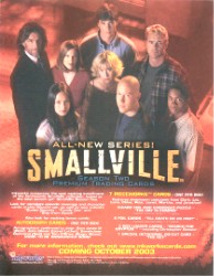 Smallville Season 2 Trading Card Sell Sheet