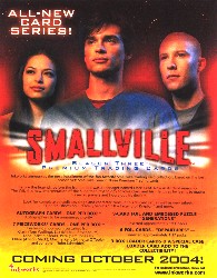 Smallville Season 3 Trading Card Sell Sheet