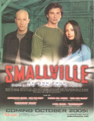 Smallville Season 4 Trading Card Sell Sheet