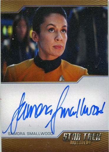 Star Trek Discovery Season 2 Autograph Card Samora Smallwood as Lt. Amin