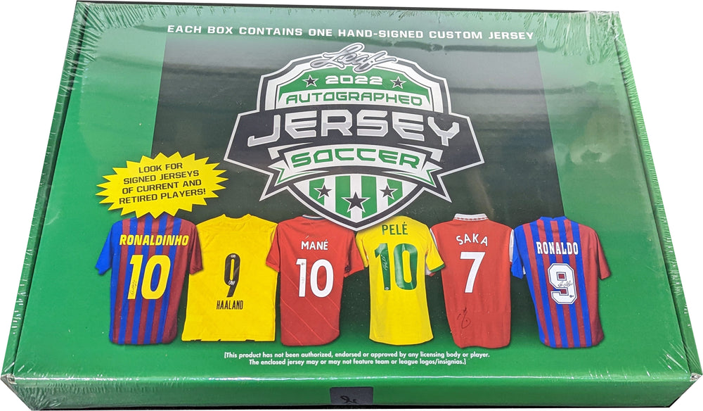 2022 Leaf Autographed Football Jersey Edition Box