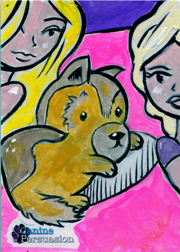 Canine Persuasion Sketch Card by John Soukup