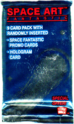 Space Art Fantastic Factory Sealed Trading Card Pack