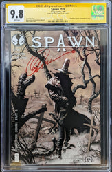 SPAWN #174 Graded CGC 9.8 1st Gunslinger Signed by Greg Capullo