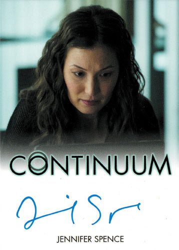 Continuum Seasons 1 and 2 Autograph Card Jennifer Spence as Betty Robertson