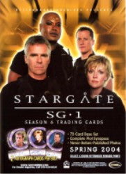 Stargate SG-1 Season 6 Trading Card Sell Sheet