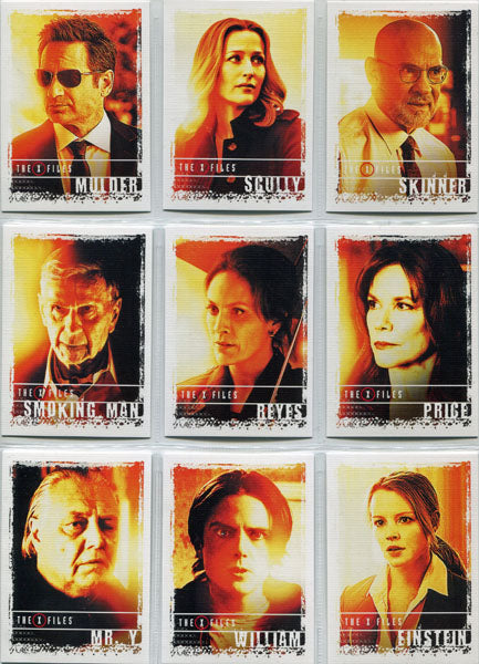 X-Files Season 10 & 11 Stars of the X-Files Complete 10 Card Set