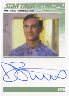 Star Trek TNG Heroes & Villains Autograph Card Daniel Stewart as Batai