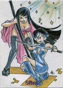 Female Persuasion Series 5 TFP5 5fini3 Sketch Card by Amber Stone 3 of 3