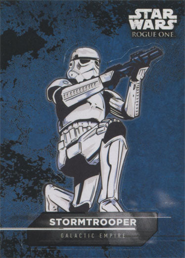 Star Wars Rogue One Mission Briefing Sticker Card 16 of 18 Stormtrooper