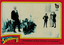 Topps 75th Anniversary Gold Stamped Buyback Superman 2 Movie Card #77