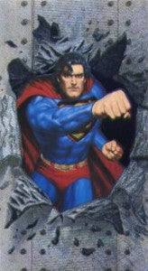 Superman The Man of Steel Platinum Widevision Spectra Etch Card S5