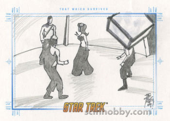 Star Trek TOS Portfolio Prints Sketch Card That Which Survives by Brian Kong