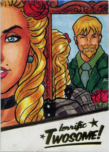 DC Bombshells 2 II Gold Deco Foil Terrific Twosome Card T4 Black Canary
