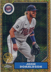 Topps Series One Baseball 2022 Chrome Silver Card T87C-11 Josh Donaldson