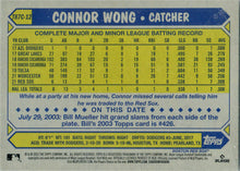 Topps Series One Baseball 2022 Chrome Silver Card T87C-12 Connor Wong