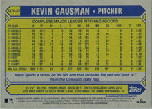 Topps Series One Baseball 2022 Chrome Silver Card T87C-52 Kevin Gausman