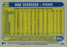 Topps Series One Baseball 2022 Chrome Silver Card T87C-66 Max Scherzer