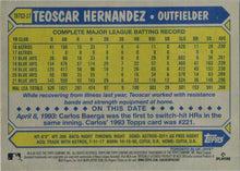 Topps Series Two Baseball 2022 Chrome Silver Card T87C2-17 Teoscar Hernandez