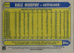 Topps Series Two Baseball 2022 Chrome Silver Card T87C2-27 Dale Murphy