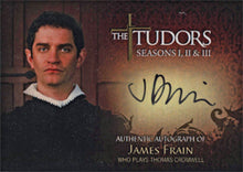 The Tudors Seasons 1 to 3 TA-JF Autograph Card James Frain as Thomas Cromwell
