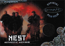Transformers Optimum Collection Costume Memorabilia Card TC1 Nest Uniform
