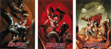 Red Sonja 2012 Thulsa Doom Complete 3 Card Chase Set