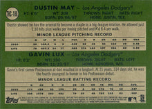 Topps Heritage Baseball 2020 Purple Chrome Refractor Card THC-188 Dodger Rookies