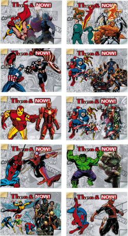 Marvel Now! 2013 Then and Now Complete 10 Card Chase Set