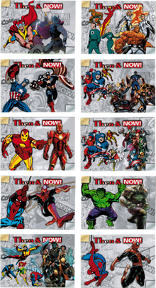 Marvel Now! 2013 Then and Now Complete 10 Card Chase Set