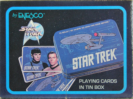 Star Trek Classic Factory Sealed Playing Card Tin