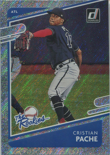 Panini Donruss Baseball 2021 Rookies Rapture Parallel Card TR4 Cristian Pache