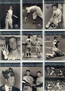 Topps Stadium Club Baseball 1996 Complete Mickey Mantle Insert Set MM1-MM19