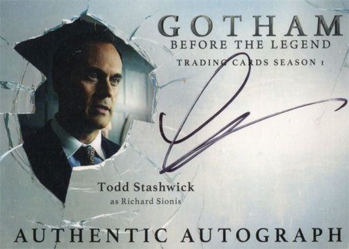 Gotham Season 1 Autograph Card TS1 Todd Stashwick as Richard Sionis