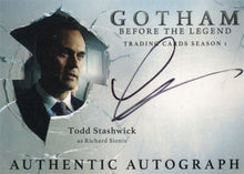 Gotham Season 1 Autograph Card TS1 Todd Stashwick as Richard Sionis