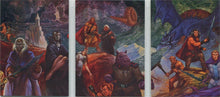 Jeff Easley Fantasy Art 1995 3-Card Metallic Storm Panorama MS4-6 Realms Of TSR