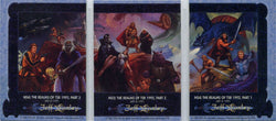 Jeff Easley Fantasy Art 1995 3-Card Metallic Storm Panorama MS4-6 Realms Of TSR