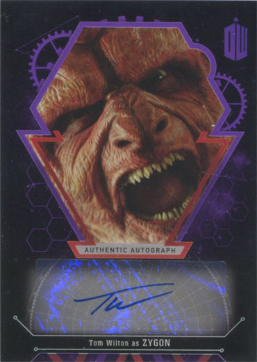 Doctor Who Extraterrestrial Encounters Autograph Card Tom Wilton as Zygon #04/10