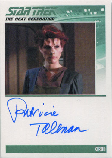Star Trek TNG Portfolio Prints S2 Autograph Card Patricia Tallman as Kiros