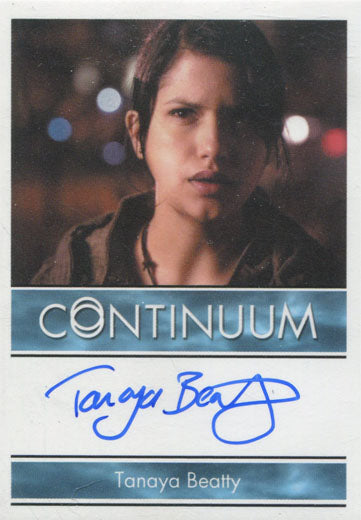 Continuum Season 3 Autograph Card Tanaya Beatty as Rebecca