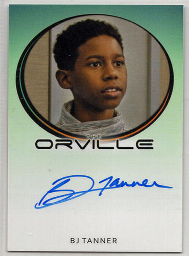 Orville Archives Autograph Card BJ Tanner as Marcus Finn (Bordered)