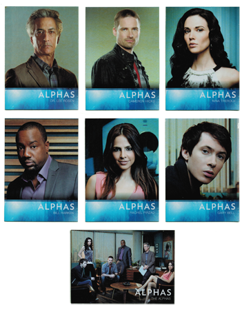 Alphas Season One Alphas Team Foil Complete 7 Card Chase Set