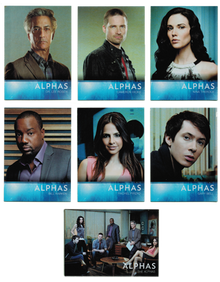 Alphas Season One Alphas Team Foil Complete 7 Card Chase Set