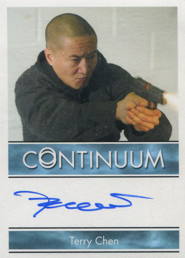 Continuum Season 3 Autograph Card Terry Chen as Curtis Chen