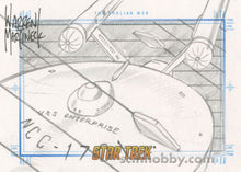 Star Trek TOS Portfolio Prints Sketch Card The Tholian Web by Warren Martineck