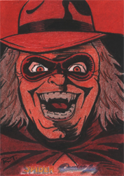Moonstone Domino Lady & The Spider Sketch Card by Robin Thompson v1