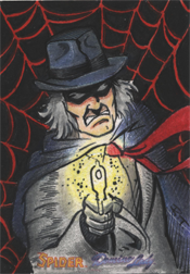 Moonstone Domino Lady & The Spider Sketch Card by Robin Thompson v4