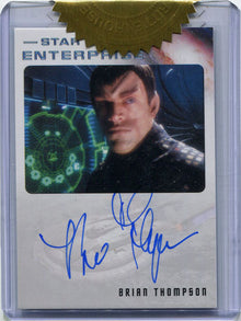 Star Trek Enterprise Archives S2 Autograph Card Brian Thompson as Adm. Valdore