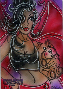 Dead Divas 5finity 2018 Sketch Card by Bianca Thompson
