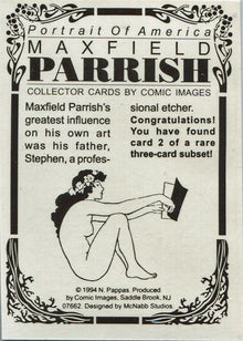 Maxfield Parrish Portrait of America Limited Chase Card 2 Three Seasons